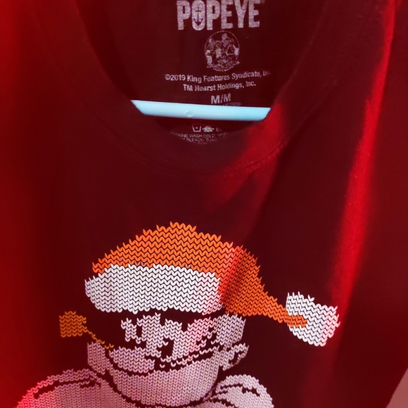 Popeye Christmas shirt size Medium - Picture 2 of 2